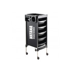 Тележка парикмахерская для салонов красоты Vatana Style Pro 578-003 на 5 рабочих отделений 