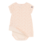 Платье-боди Petit Bateau с короткими рукавами хлопковое 24м/86 см