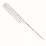 Гребень Y.S.Park YS 112 Tail Comb с хвостиком белый