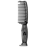 Металлический гребень Y.S.Park YS-626/MB Black 227 мм