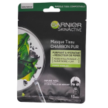 Тканевая маска для лица Garnier SkinActive Charbon Pur очищающая с черными водорослями, углем и гиалуроновой кислотой 28 г