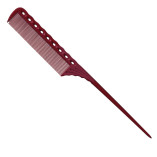 Гребень Y.S.Park YS 115 Tail Comb с хвостиком красный