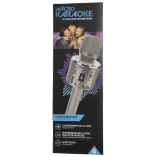 Микрофон-караоке Micro Karaoke Homday Party беспроводной серебряный