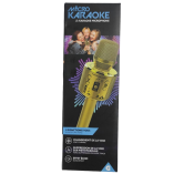 Микрофон-караоке Micro Karaoke Homday Party беспроводной золотой