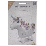 Воздушный фольгированный шар Happy Party Ballon Aluminum Единорог 75х57 см 