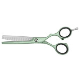 Ножницы для стрижки филировочные Jaguar White Line Pastell Plus Offset 40 Matcha 5,5" (J-3054-13)