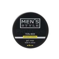 Гель-воск для волос ProfiStyle Men's Style фиксация и блеск 80 мл (4820003291146)