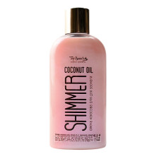 Кокосовое масло для загара Top Beauty Shimmer Coconut Oil Pink с шиммером 200 мл