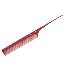 Гребень Y.S.Park YS 106 Tail Comb с хвостиком красный