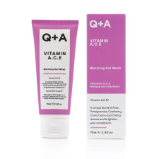 Маска для лица Q+A Vitamin A.C.E. Warming Gel Mask мультивитаминная 75 мл