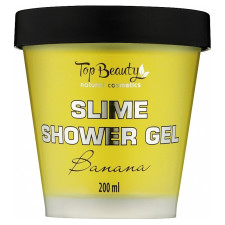 Слайм-гель для душа Top Beauty Slime Shower Gel Banana с ароматом банана 200 мл