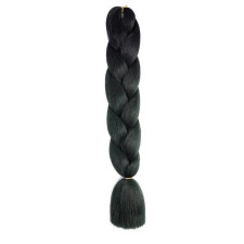 Канекалон (коса) Kalipso Jumbo Braid B14 черный 60 см
