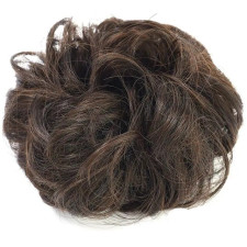 Резинка-пучок Kalipso Hair Bun Curl из искусственных волоc светло-коричневая