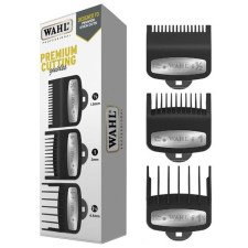 Набор насадок Wahl Premium Cutting Guides Black 3 Pack 1,5, 3, 4,5 мм (03354-5001) 