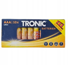 Щелочные батарейки Tronic LR3 AAА 1.5V 10 шт