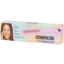Щетка для выпрямления волос Cosmpolitan Hair Straightener Brush розовая