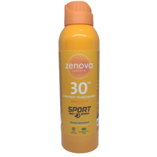 Солнцезащитный спрей Zenova Suncare Sun Spray Transparant Sport SPF 30 прозрачный водостойкий 200 мл