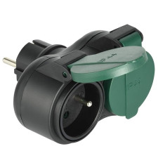 Розетка двойная Exterieur Outdoor IP44 16 A наружная 