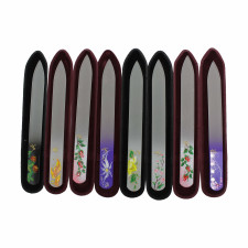 Пилка для ногтей стеклянная SPL 95-1152 (115 мм) с ручной росписью