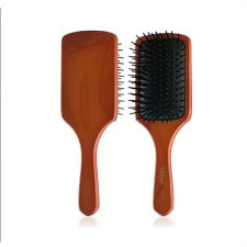 Щетка для волос Eurostil Paddle деревянная квадратная (01994)