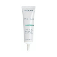 Ночной крем для кожи вокруг глаз и шеи Christina Unstress Harmonizing Night Cream for eye and neck Гармонизирующий 30 мл (7290100367629)