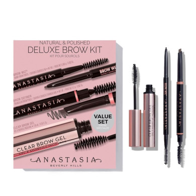  Набор для бровей Anastasia Beverly Hills Natural & Polished Deluxe Brows Kit Taupe