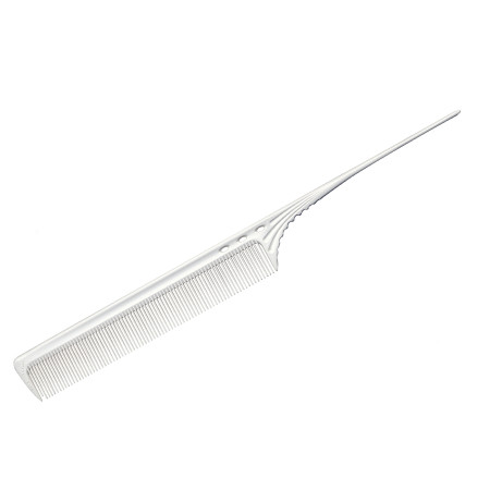 Гребень Y.S.Park YS 106 Tail Comb с хвостиком белый