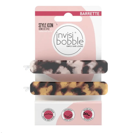 Заколка для волос Invisibobble Barrette Havana Mama 2 шт