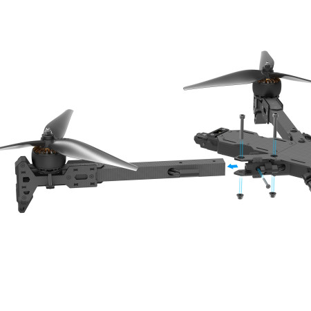 Квадрокоптер iFlight X413 Analog 5.8G 2.5W 8S BNF ELRS 868/915MHz  
