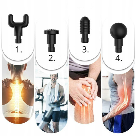 Массажный пистолет для тела SilverGear Massage Gun Relax & Recover