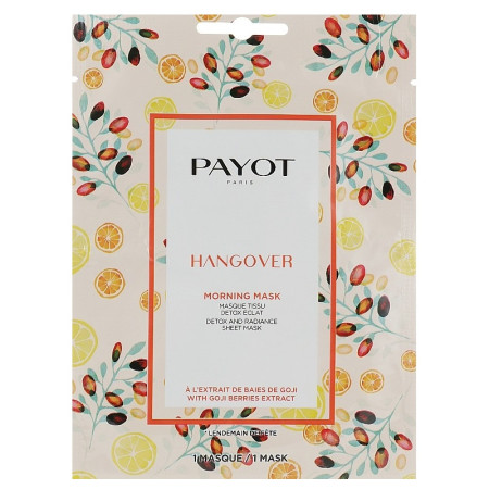 Тканевая маска для лица Payot Morning Mask Hangover с детокс эффектом 19 мл