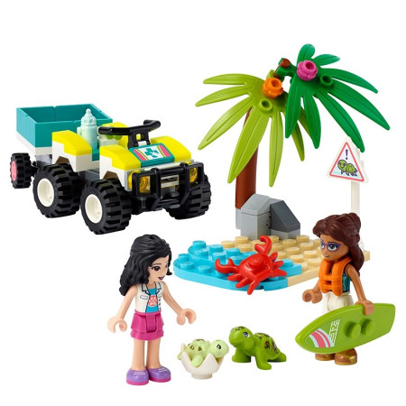 Конструктор LEGO Friends Вездеход для спасения черепах 6+ 90 деталей (41697)
