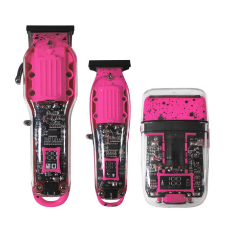 Набор машинок для стрижки Tico Professional 100432 Pink