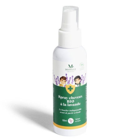 Лавандовый спрей для волос Messegue Spray Cheveux Bio a La lavande для профилактики педикулеза 100 мл