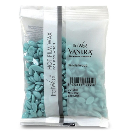 Горячий пленочный воск ItalWax Vanira Сандал в гранулах 100 г
