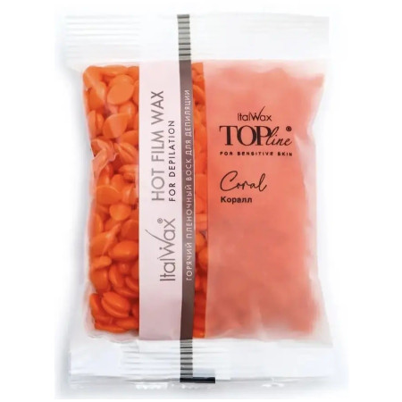 Горячий пленочный воск ItalWax TOPline Coral Коралл в гранулах 100 г