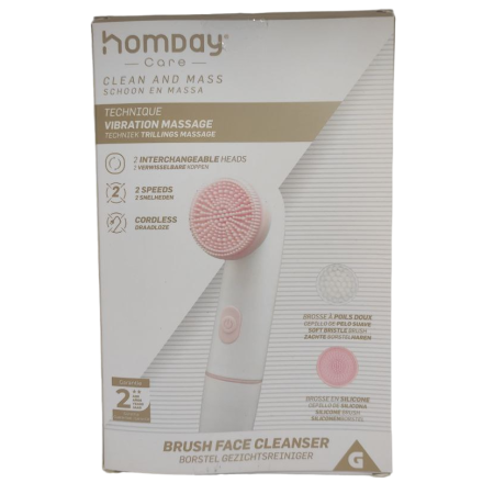 Электрическая щетка Homday Brush Face Cleanser для очищения и массажа лица