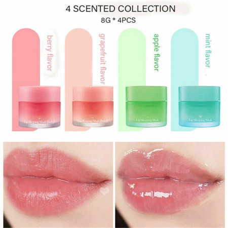 Набор ночных масок для губ Kalipso Lip Sleeping Masks 4х8 г