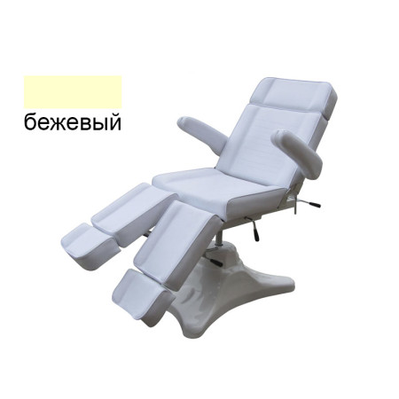 Кушетка педикюрная B.S.Ukraine 234А с гидравлической регулировкой высоты бежевая