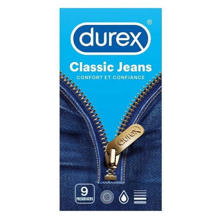 Презервативы Durex Classic Jeans 9 шт