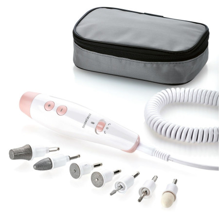 Фрезер для маникюра и педикюра SilverCrest Personal Care SMPS 7 E1 Pink (7 насадок)