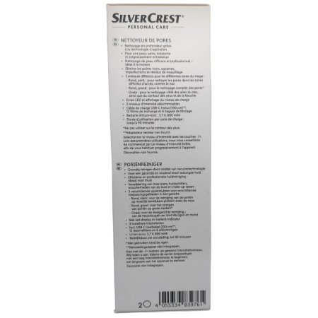 Аппарат для вакуумной чистки пор SilverCrest Personal Care SPR 600 A1 3 насадки