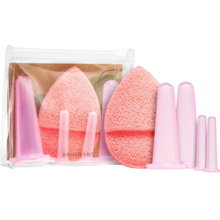Набор для вакуумного массажа лица BrushArt Home Salon Facial Cupping Set