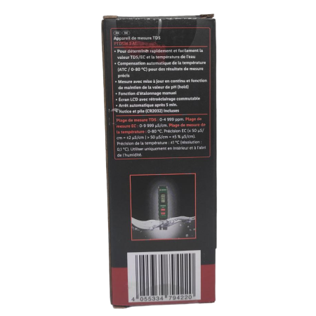 Кондуктометр воды Parkside TDS PTDSM 3 A1