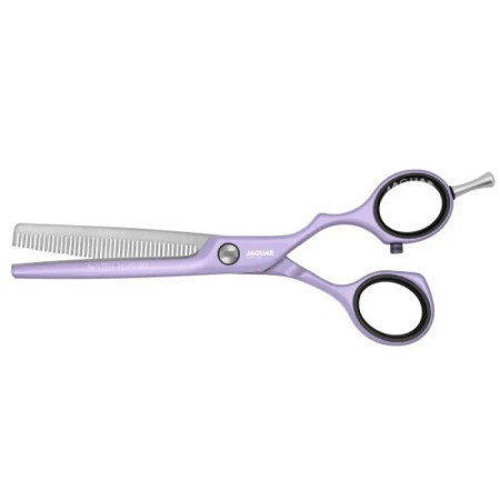 Ножницы для стрижки филировочные Jaguar White Line Pastell Plus Offset 40 Lavender 5,5