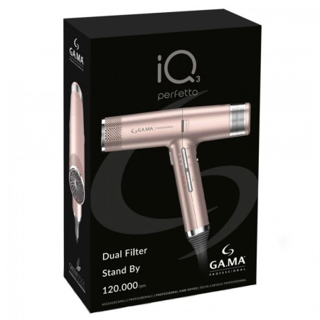 Фен Ga.Ma iQ3 Perfetto Oxy Active Rose Gold 1600Вт (PH6080.PK)