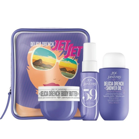 Набор для ухода за телом Sol de Janeiro Delícia Drench Jet Set 
