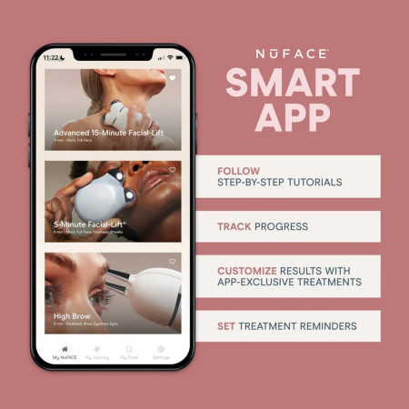 Набор для микротоковой терапии NuFace Mini+ Starter Kit - Midnight Black