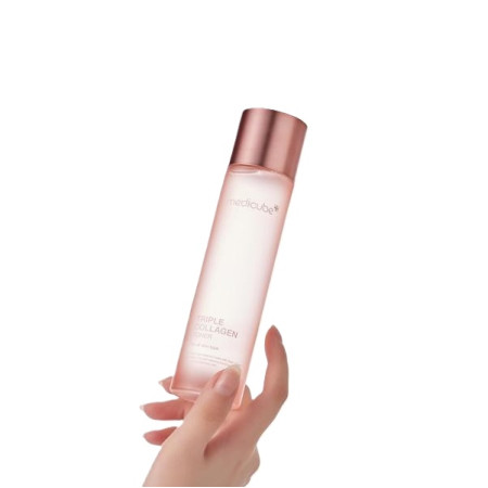 Увлажняющий тонер Medicube Triple Collagen Toner с коллагеном и гиалуроновой кислотой 140 мл