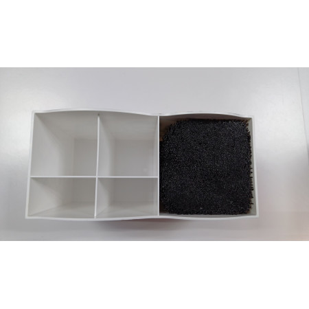 Подставка-органайзер Kalipso Barber Organizer для парикмахерских инструментов белая